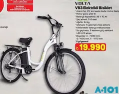 VOLTA VB3 ELEKTRİKLİ BİSİKLET